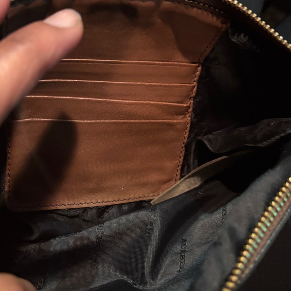 Burberry Black and Brown Leather Wallet - Picture 6 of 8